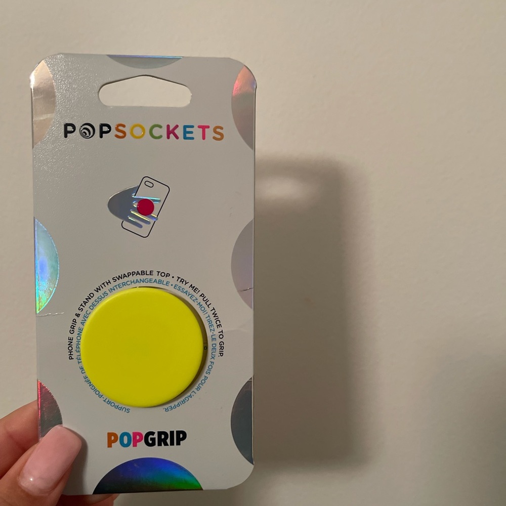 NEW POPSOCKET NEON YELLOW